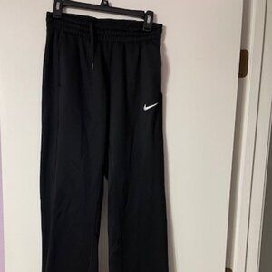 Nike Dry Fit Fleece drawstring Waist Band Small Tall Athletic Pants
